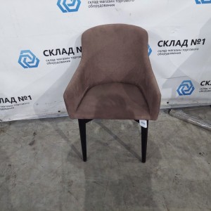 Кресло АС с подлокотниками коричневое