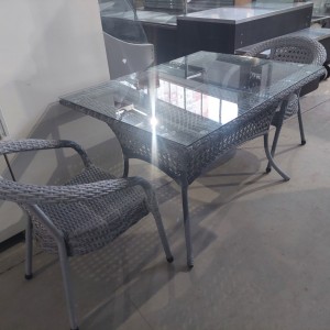 Комплект мебели плетеной 1200х850 + 4 стула